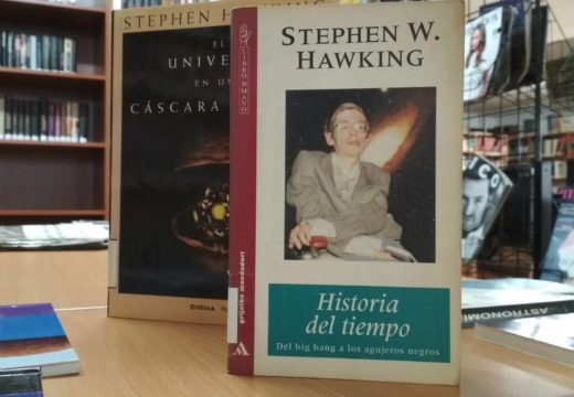 Exposición sobre Stephen Hawkin na Biblioteca de Riveira